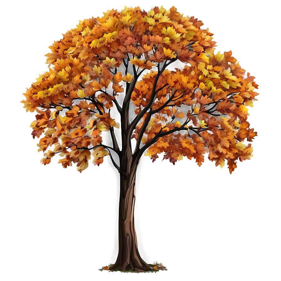 Autumn Tree Elevation Png 14 PNG Image