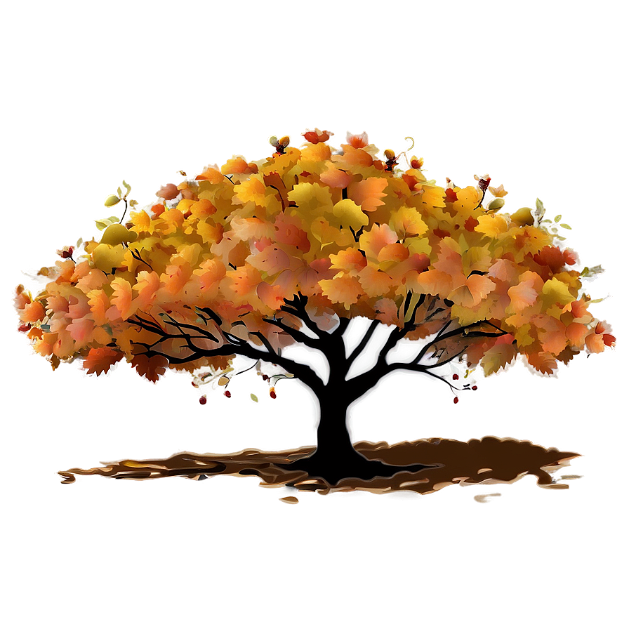 Autumn Tree Scene Png 06122024 PNG Image