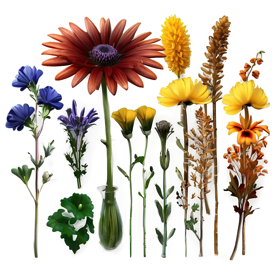 Autumn Wildflowers Display Png 91 PNG Image