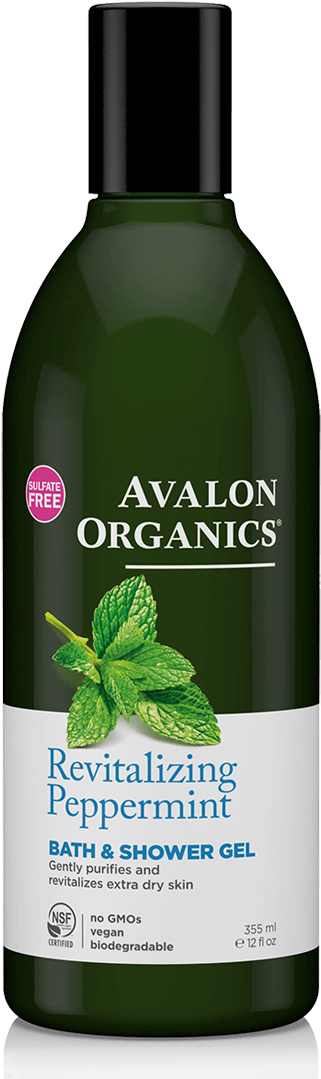 Avalon Organics Peppermint Shower Gel PNG Image