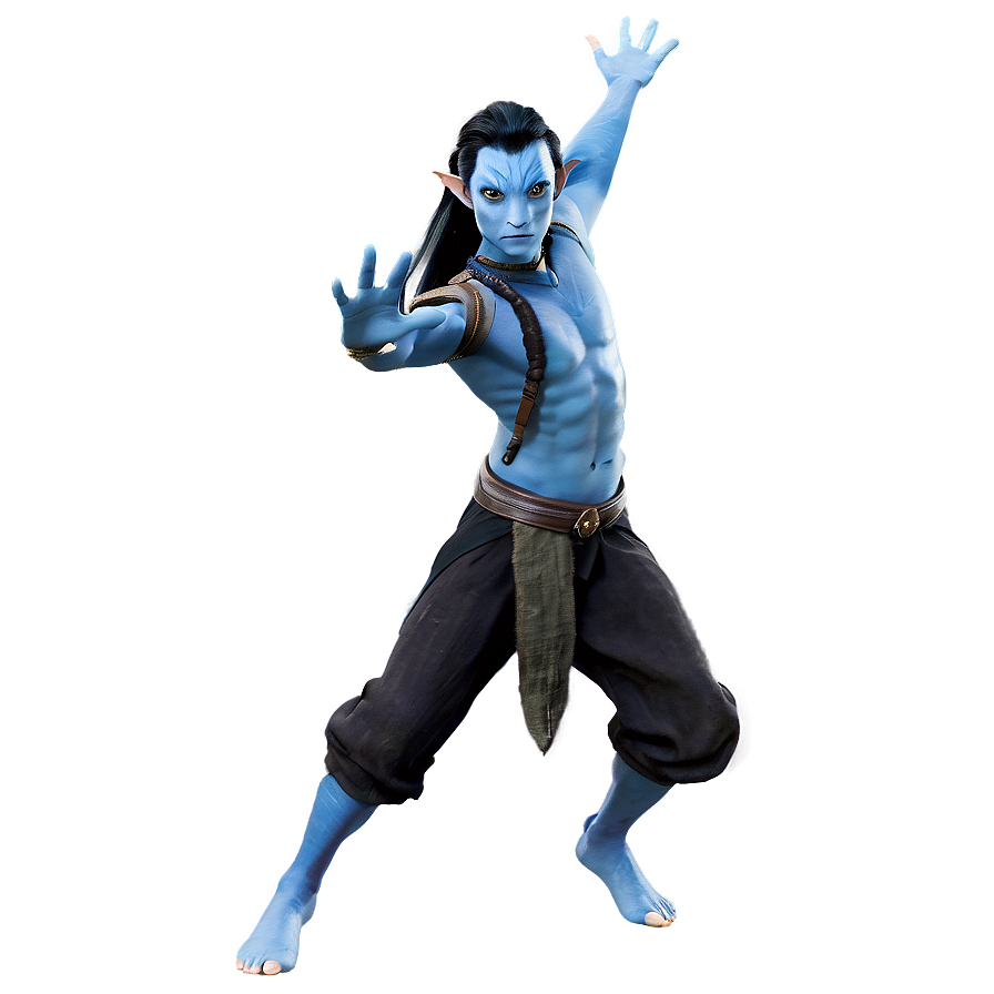 Avatar In Action Pose Png Sgr PNG Image