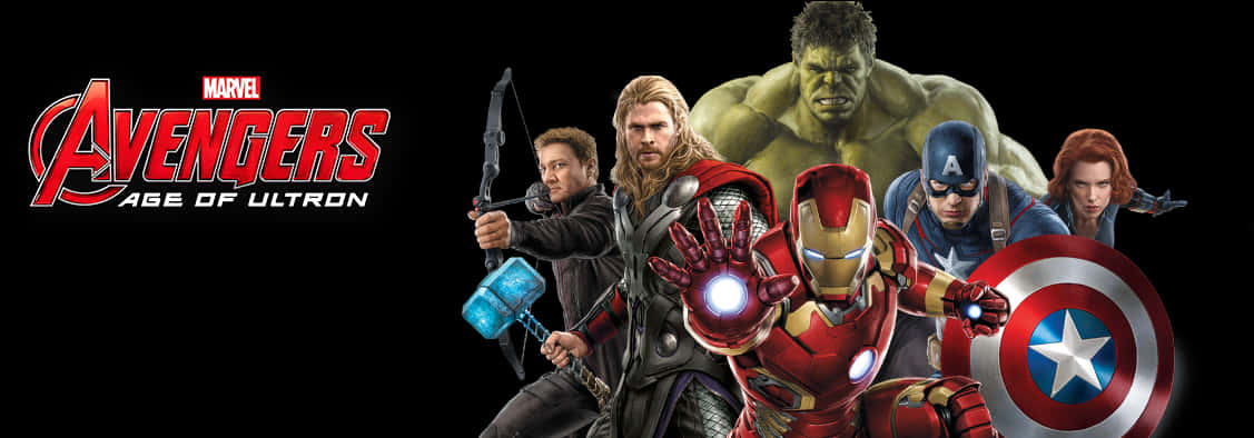 Avengers Ageof Ultron Team PNG Image