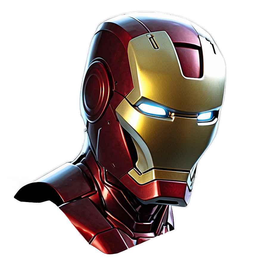 Avengers Iron Man Helmet Profile Png Opb21 PNG Image