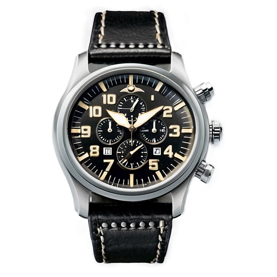 Aviator Watch Png 05212024 PNG Image