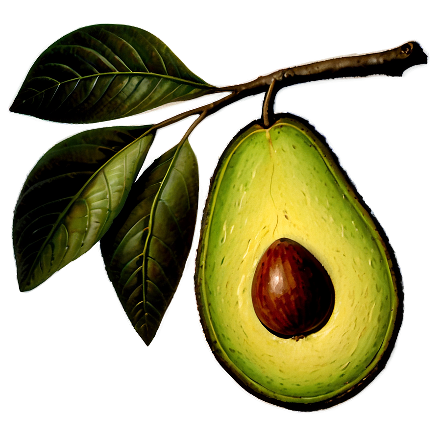 Avocado Branch Png 05242024 PNG Image