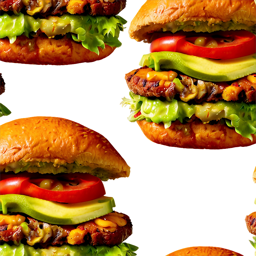 Avocado Burger Png 05042024 PNG Image