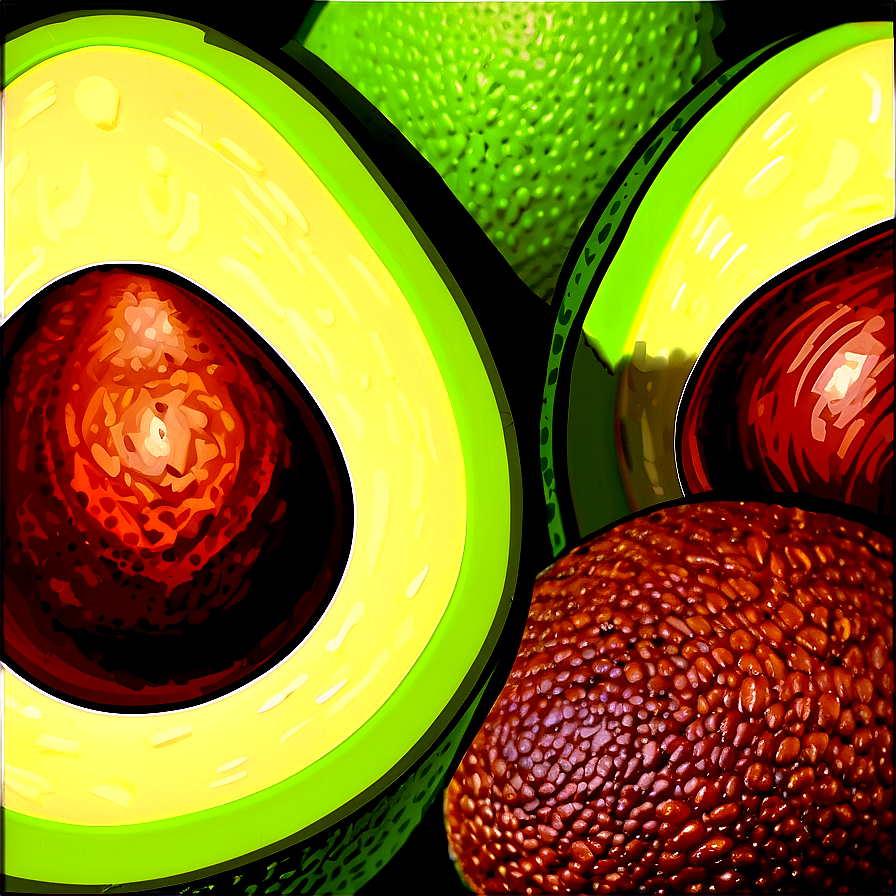 Avocado Clipart Png 96 PNG Image