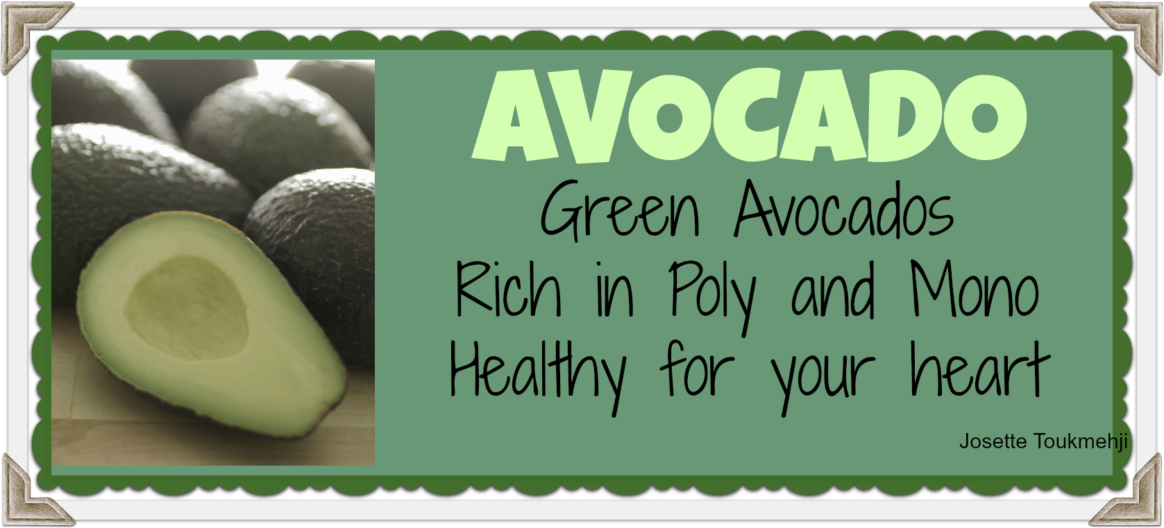 Avocado Health Benefits Promotional Graphic PNG Image