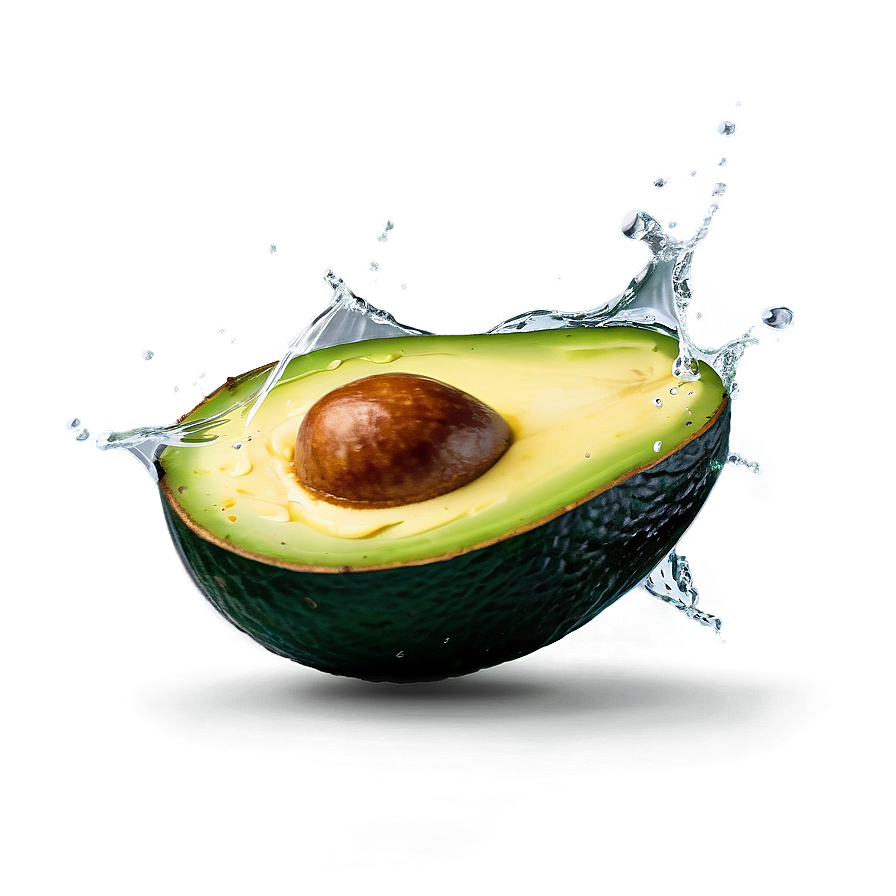 Avocado Splash Png Vpd PNG Image