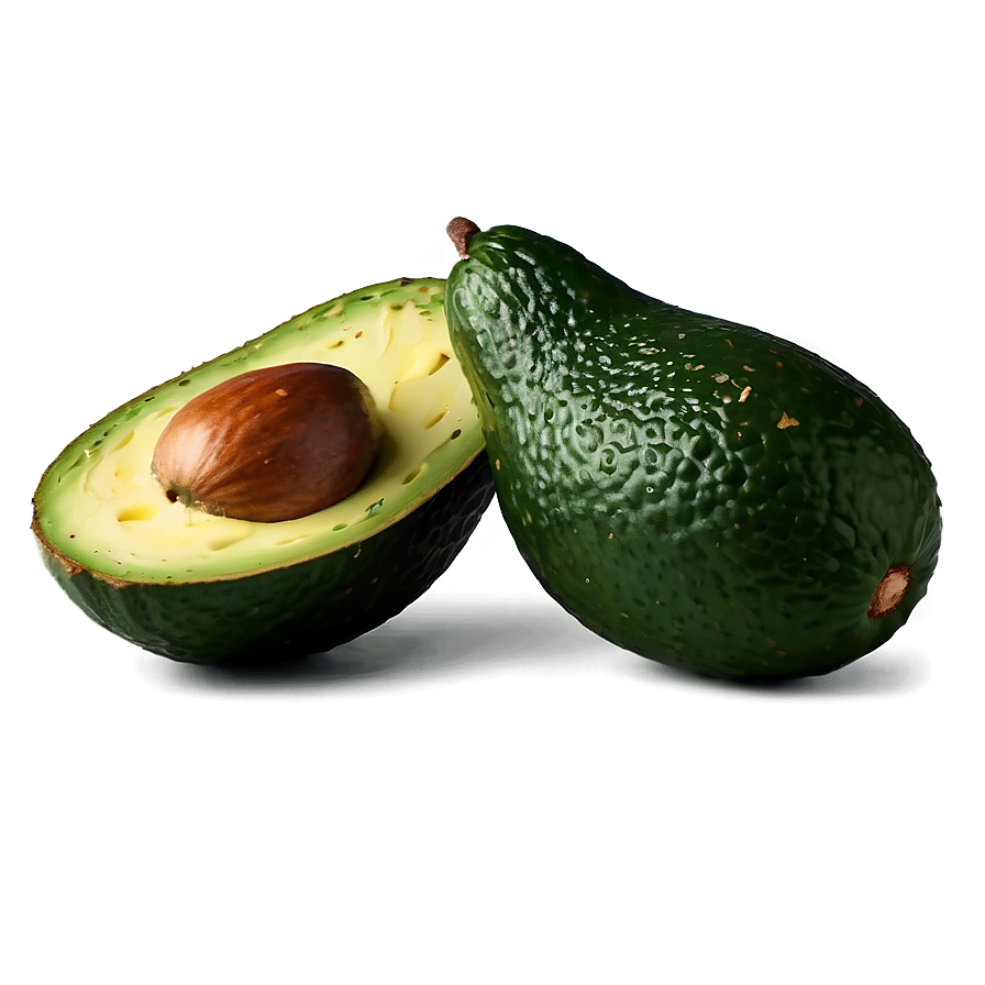 Avocado With Leaf Png 05242024 PNG Image