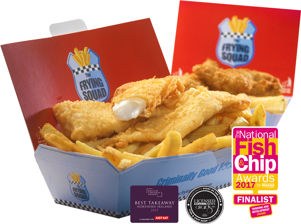 Award Winning Fishand Chips Takeaway PNG Image