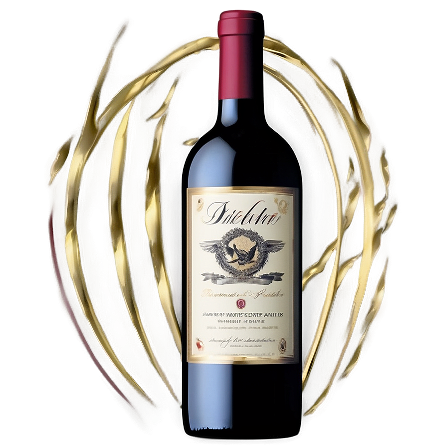 Award-winning Wine Label Design Png Oti92 PNG Image