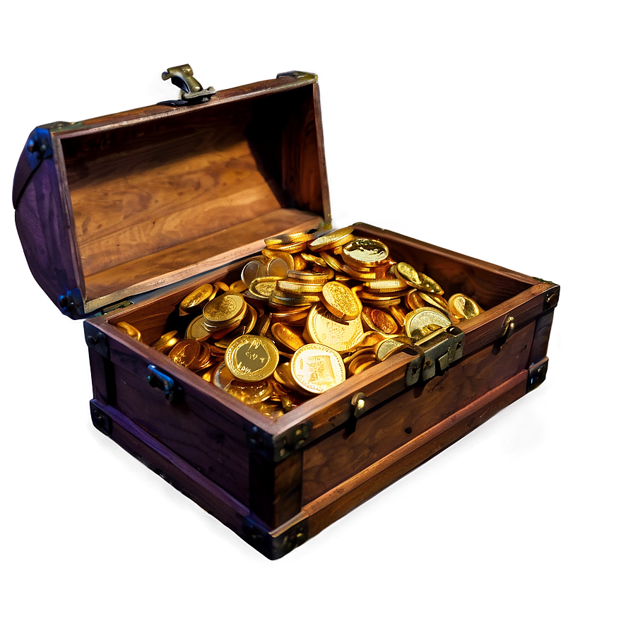 Awesome Golden Treasure Png Ppr59 PNG Image