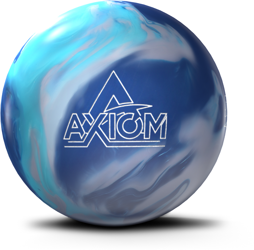 Axiom Blue Swirl Bowling Ball PNG Image