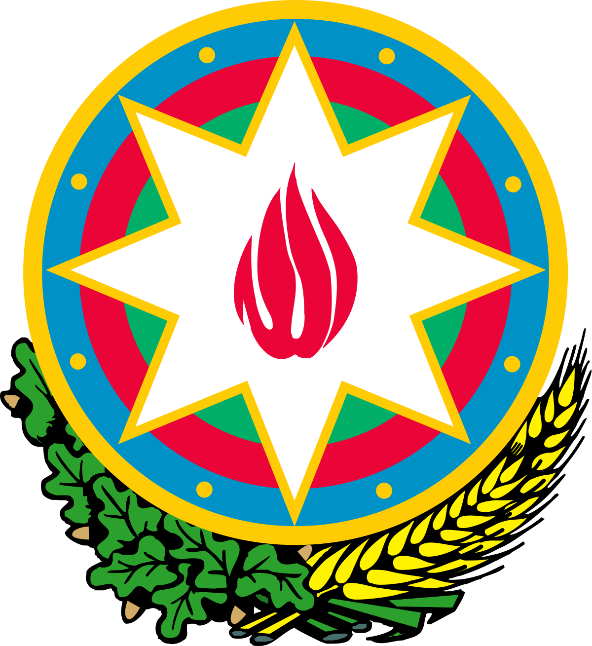 Azerbaijan Ministryof Emergency Situations Emblem PNG Image