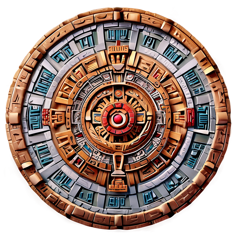 Aztec Calendar Png Dyr PNG Image