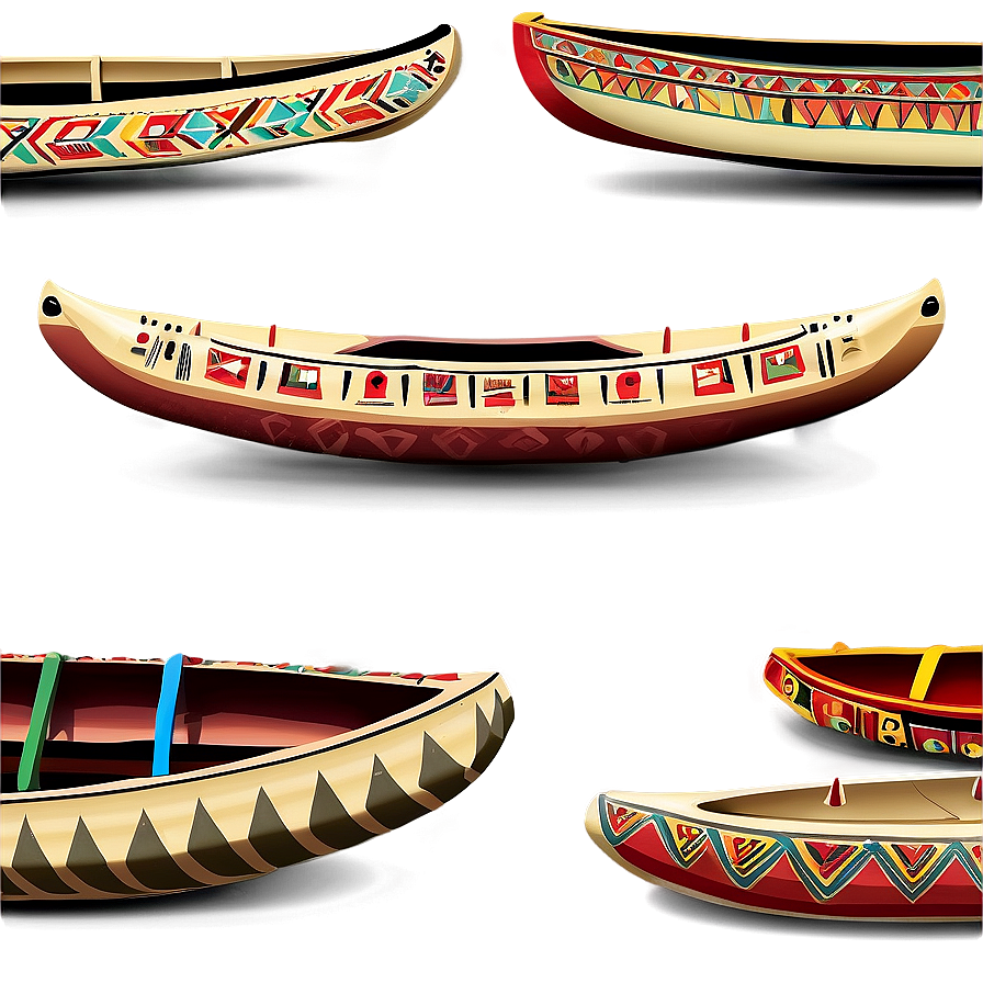 Aztec Canoes Png Htu57 PNG Image