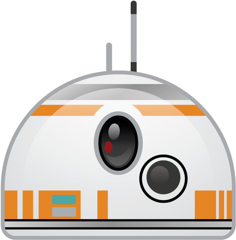 B B8 Droid Star Wars Vector Illustration PNG Image