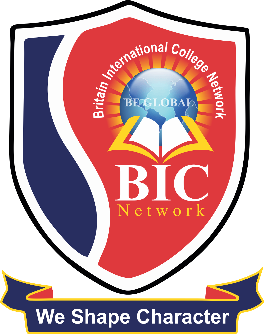 B I C Network College Emblem PNG Image