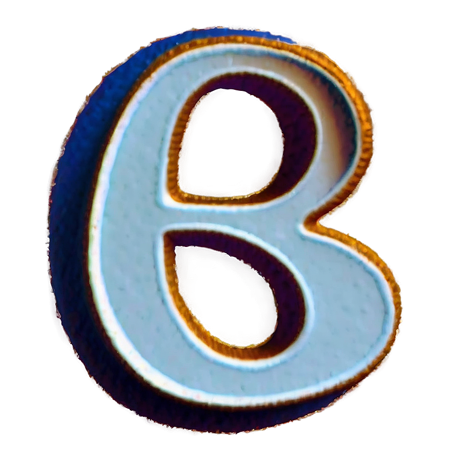 B In Script Style Png Dev89 PNG Image