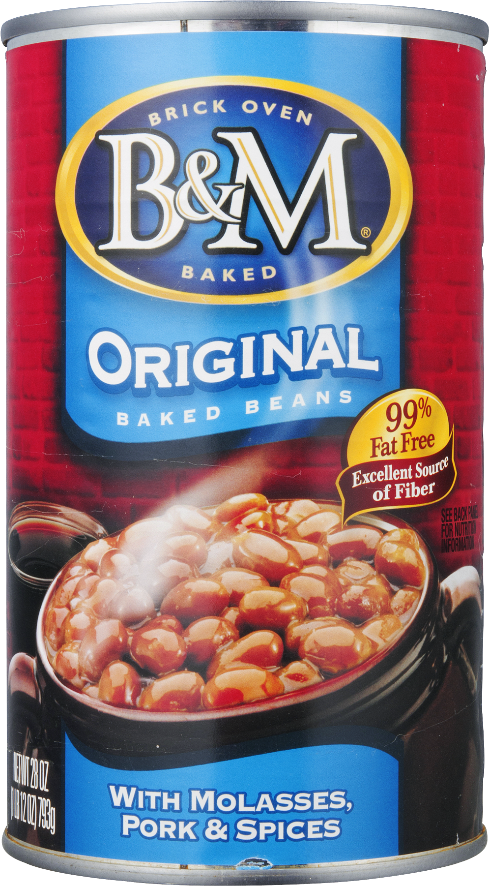 B& M_ Original_ Baked_ Beans_ Can PNG Image