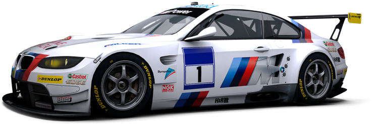 B M W Race Car Number1 PNG Image