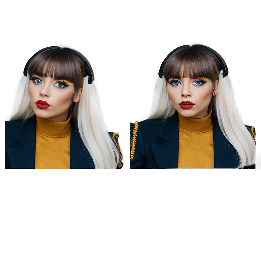 Baby Bangs Chic Png Myc PNG Image