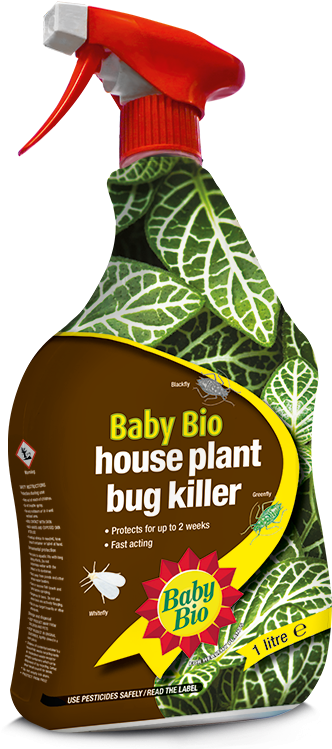 Baby Bio Houseplant Bug Killer Spray Bottle PNG Image