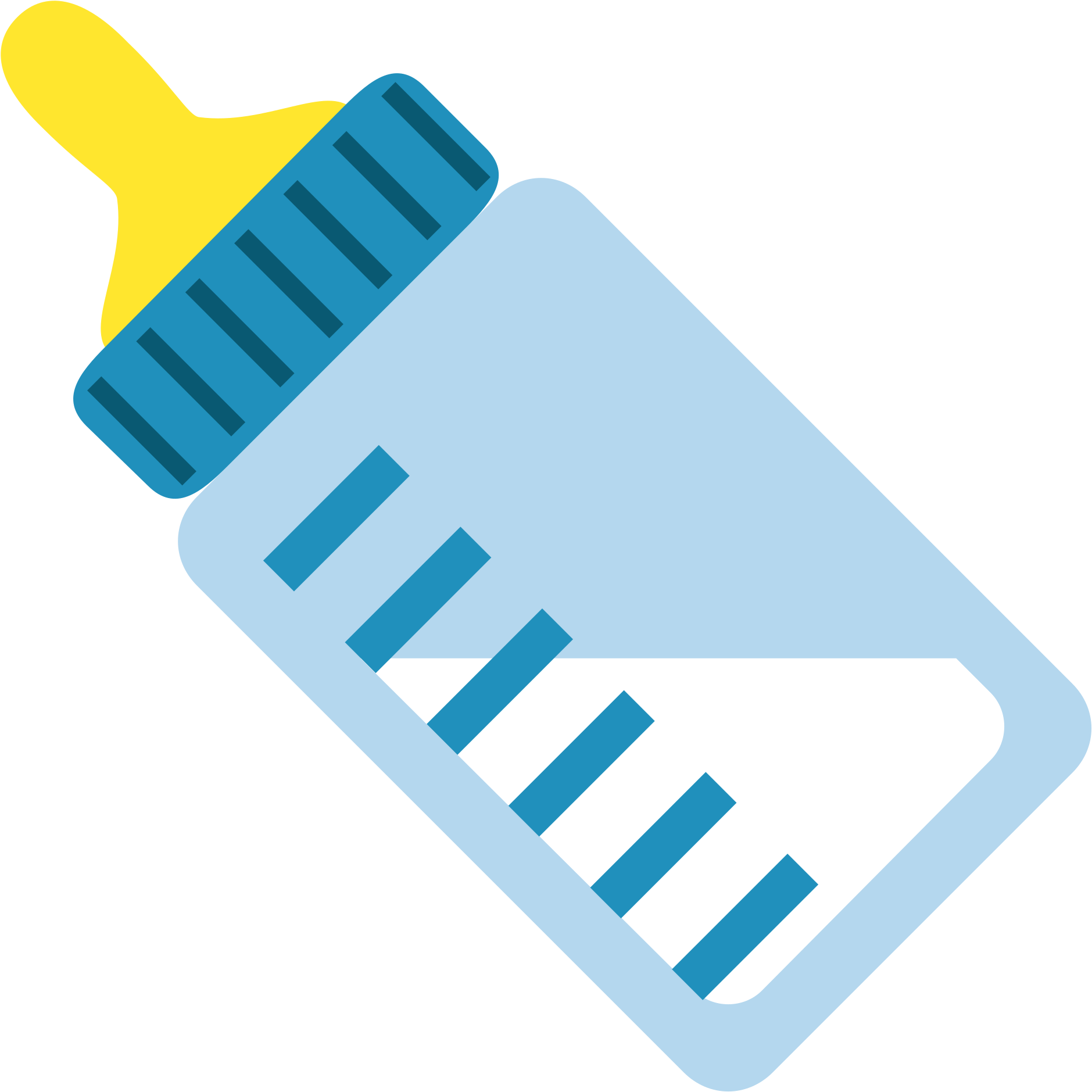 Baby Bottle Icon Vector PNG Image