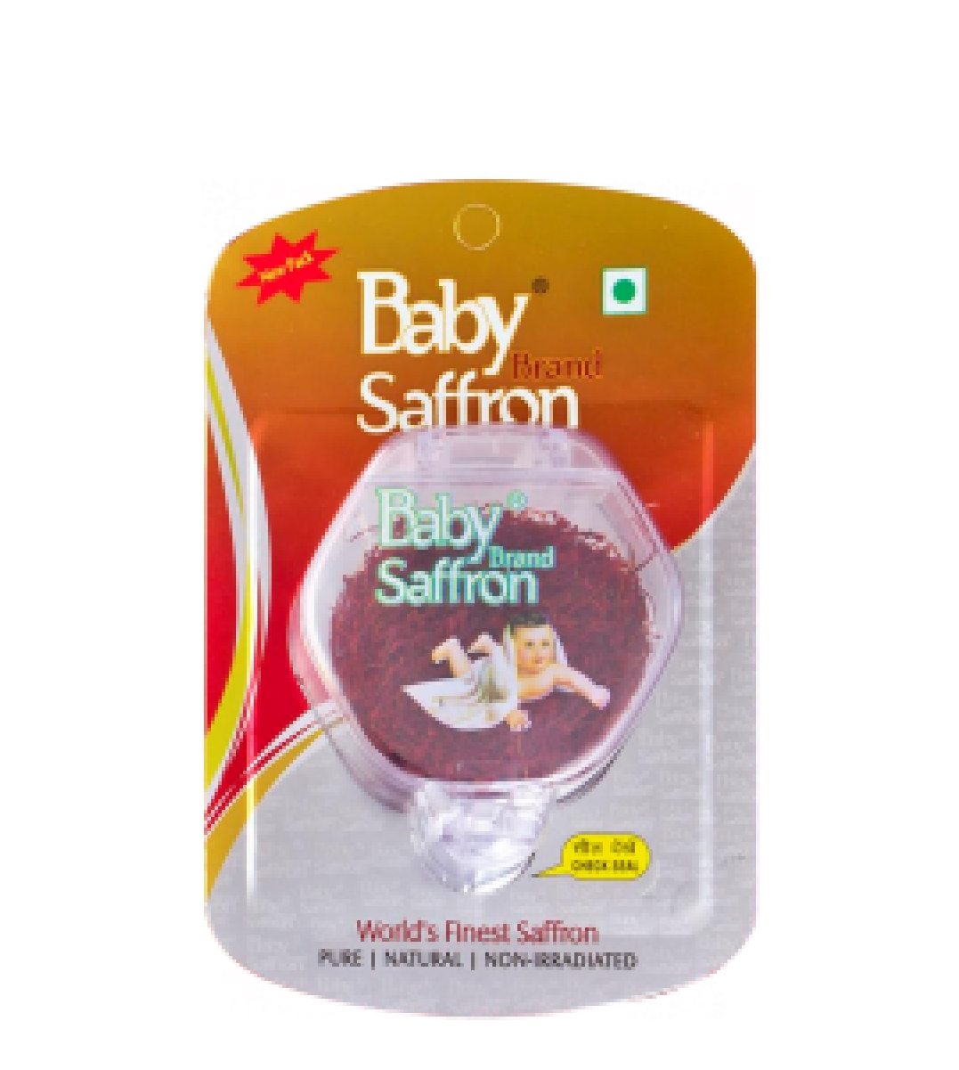 Baby Brand Saffron Packaging PNG Image