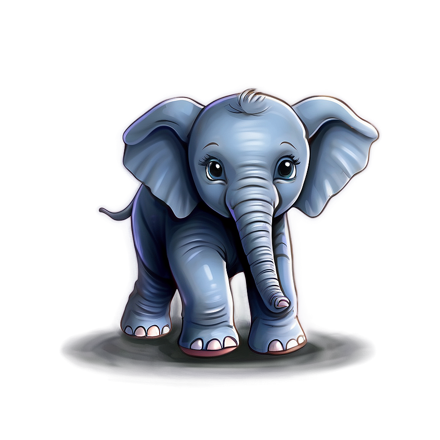 Baby Elephant Drawing Png 06122024 PNG Image