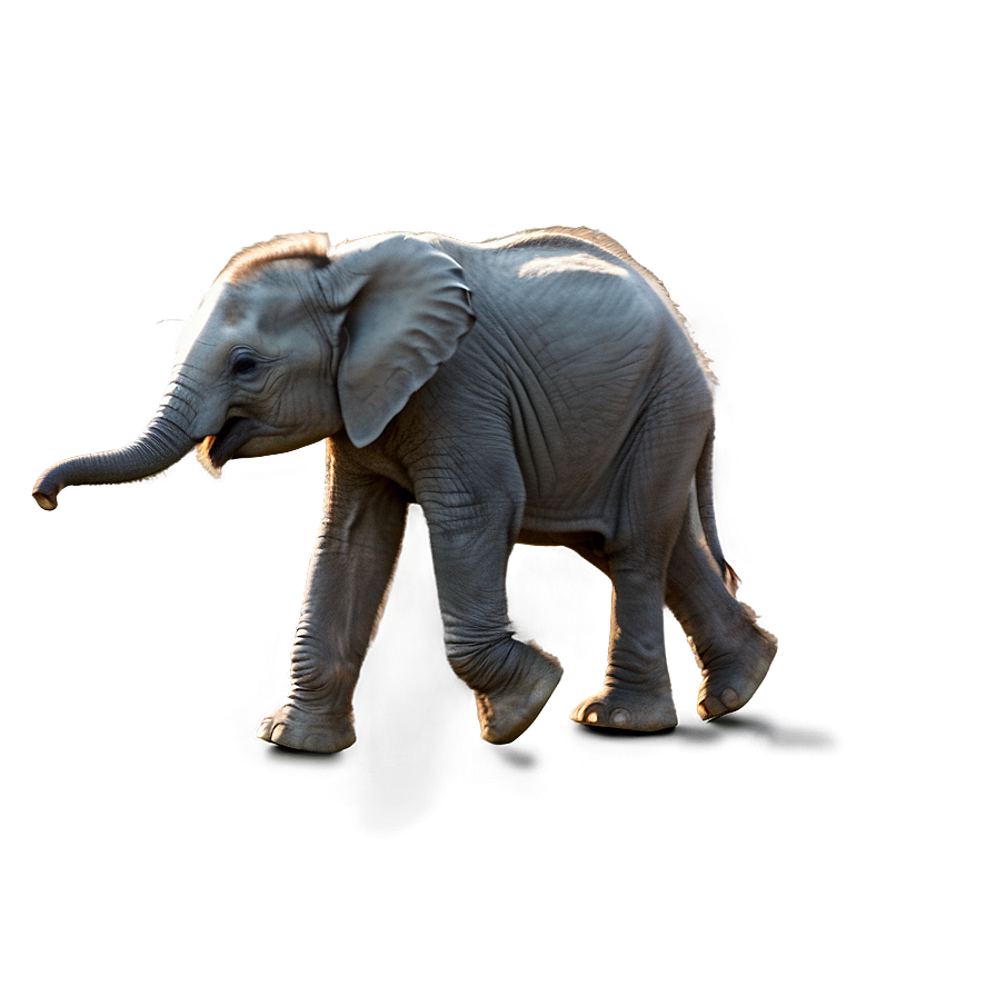 Baby Elephant Learning To Walk Png Qvy76 PNG Image