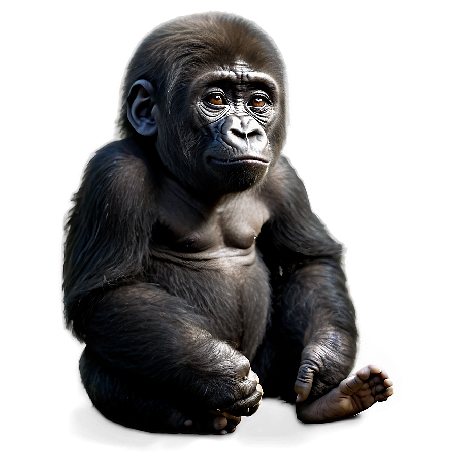 Baby Gorilla Cute Png 80 PNG Image