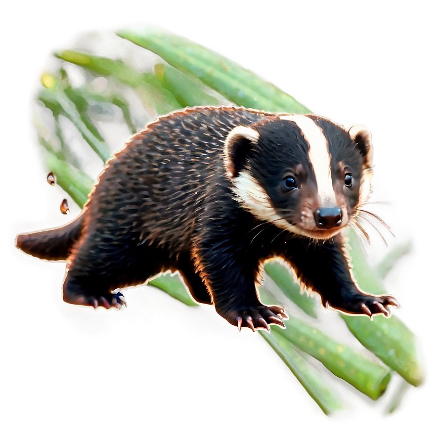 Baby Honey Badger Cuteness Png Chh PNG Image