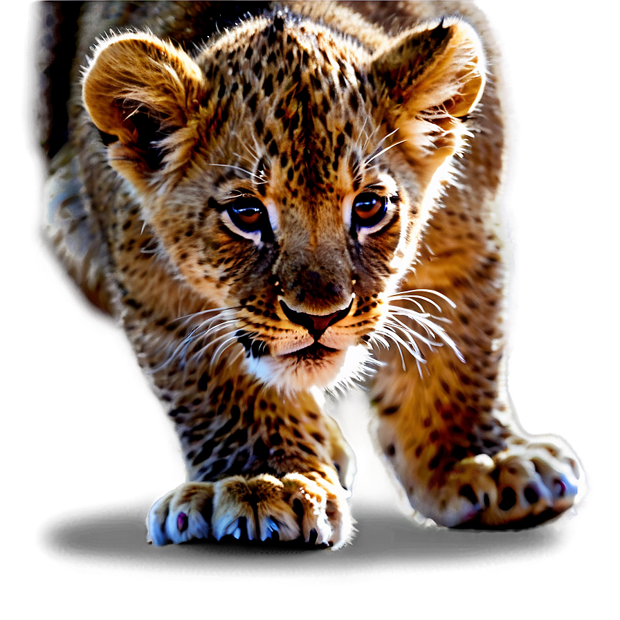 Baby Lion First Steps Png Vbi26 PNG Image