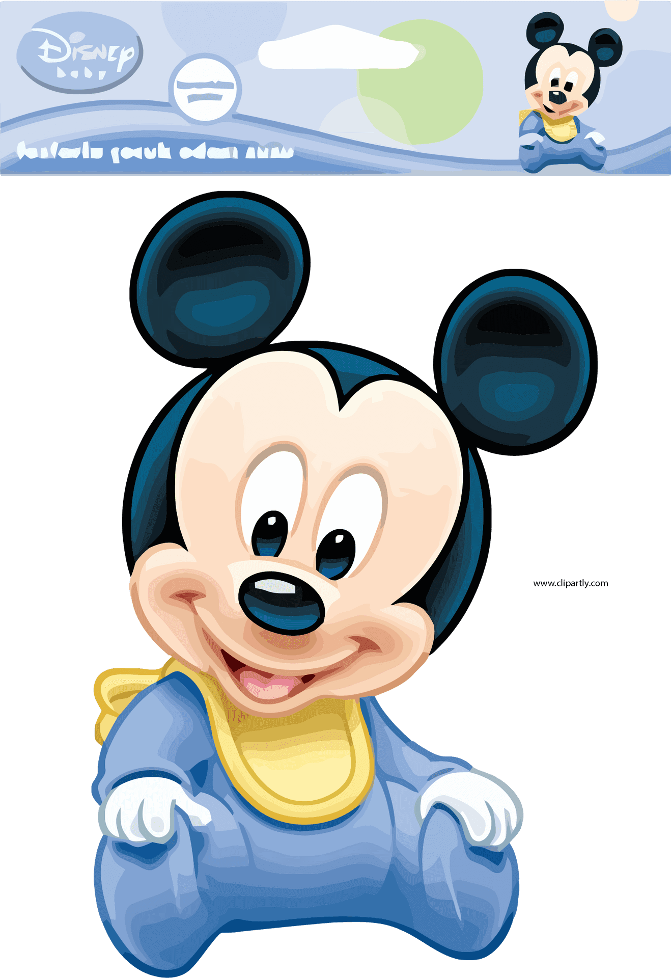 Baby_ Mickey_ Mouse_ Illustration PNG Image