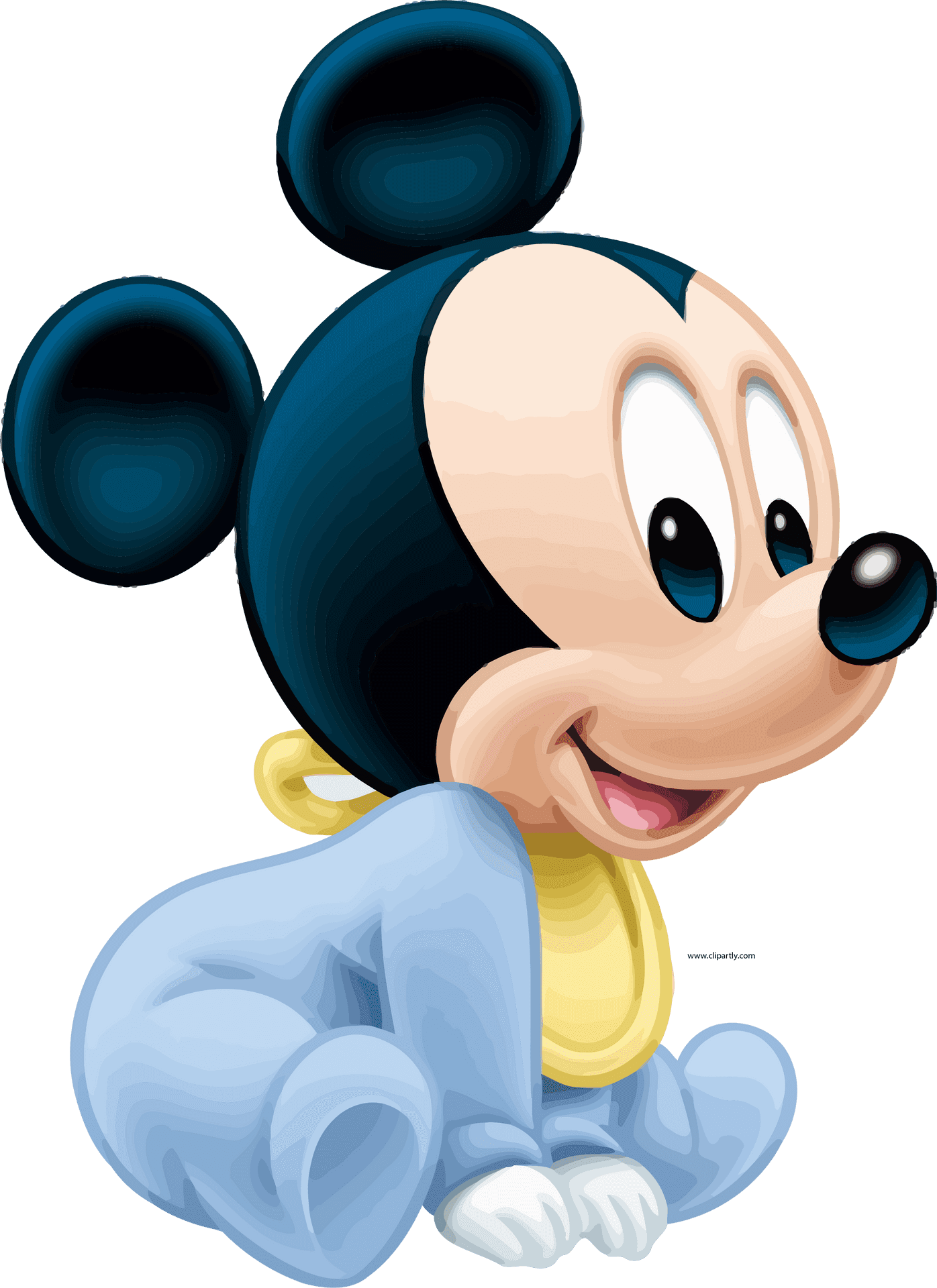 Baby_ Mickey_ Mouse_ Smiling PNG Image