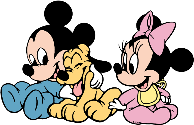 Baby Mickeyand Friends PNG Image