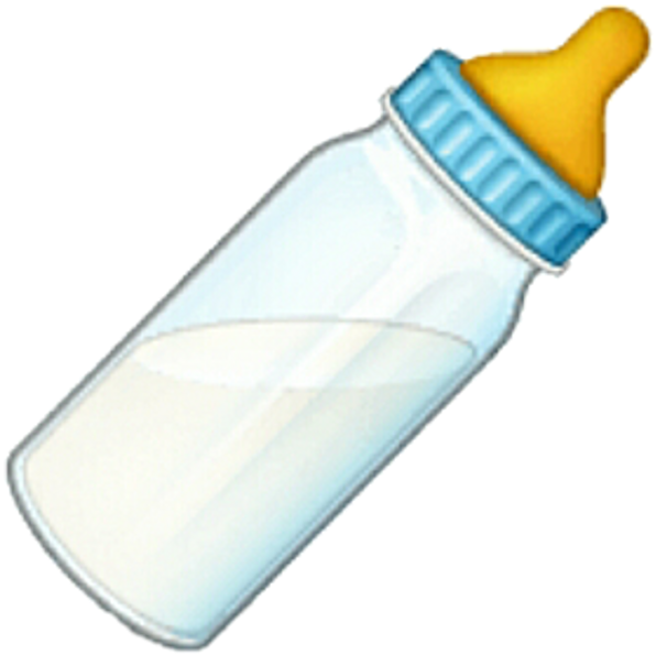 Baby Milk Bottle Icon PNG Image