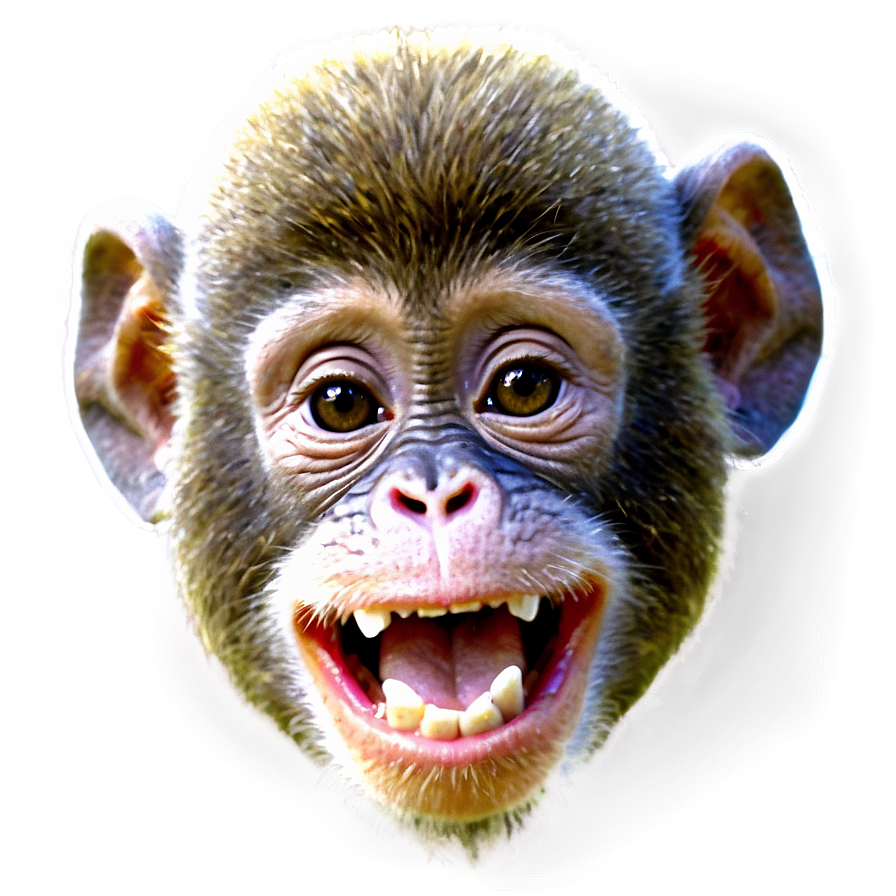 Baby Monkey Face Png 06272024 PNG Image