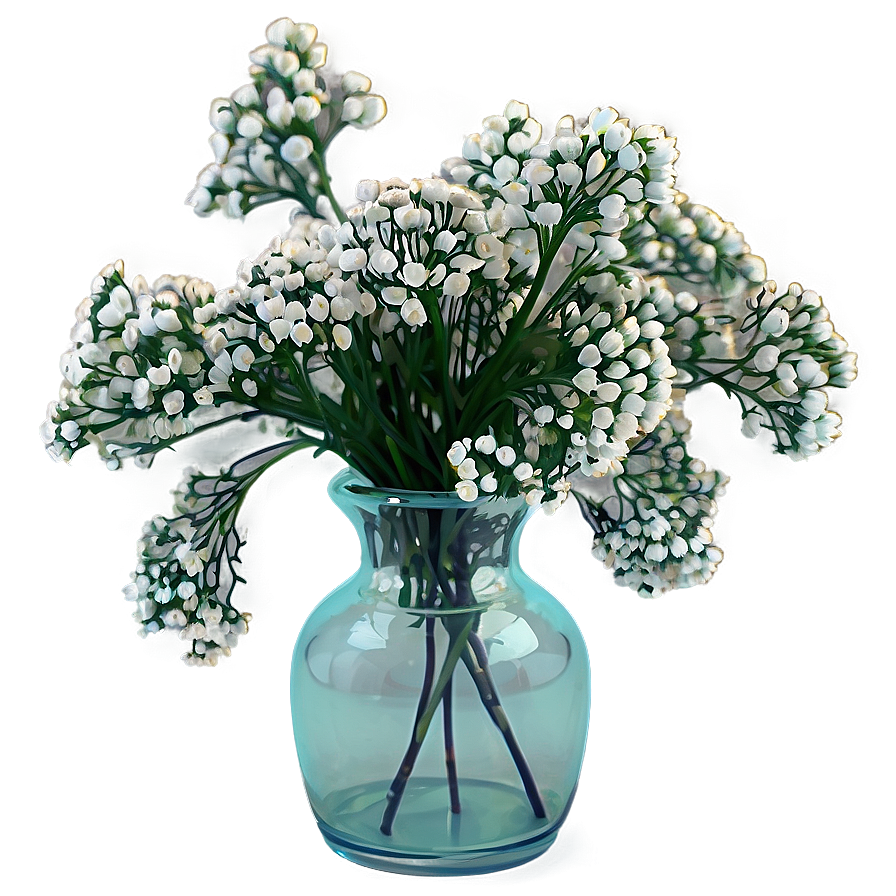 Baby's Breath In Vase Png 06212024 PNG Image