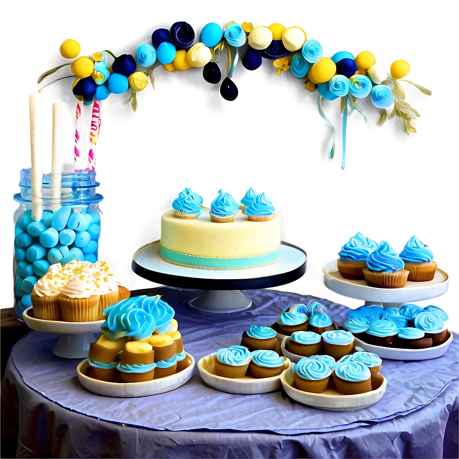 Baby Shower Sweets Table Png 06122024 PNG Image