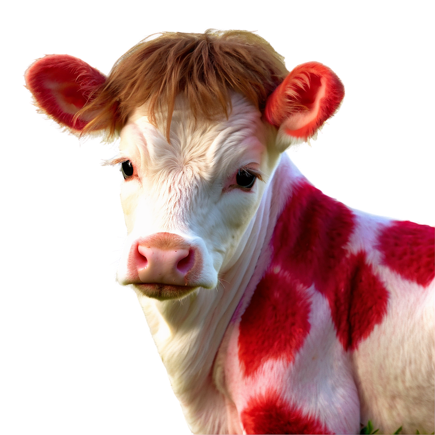 Baby Strawberry Cow Png Ies49 PNG Image