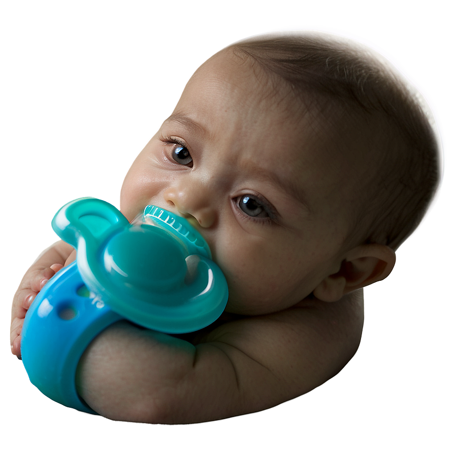 Baby With Pacifier Png Xin PNG Image