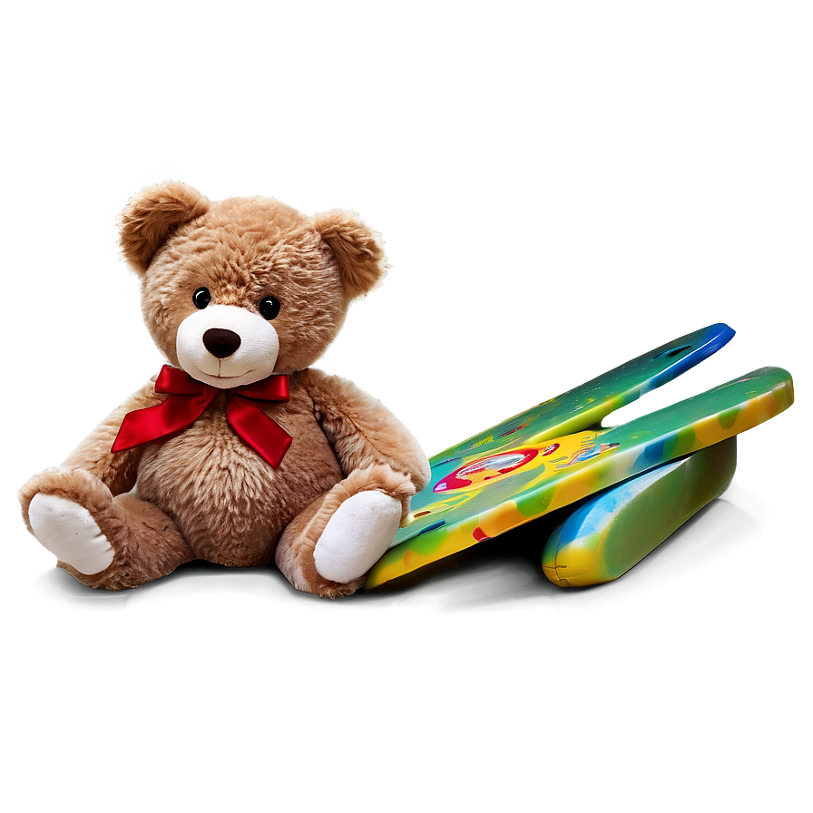 Baby With Teddy Bear Png Hsh PNG Image