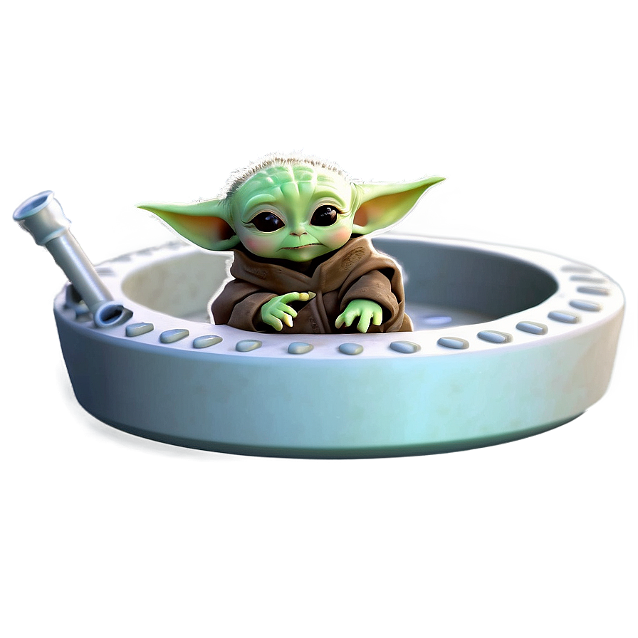 Baby Yoda And Mandalorian Png 59 PNG Image