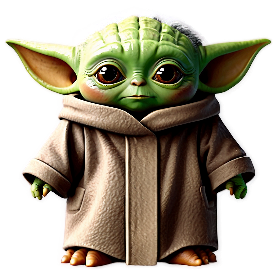 Baby Yoda Cartoon For Kids Png 47 PNG Image