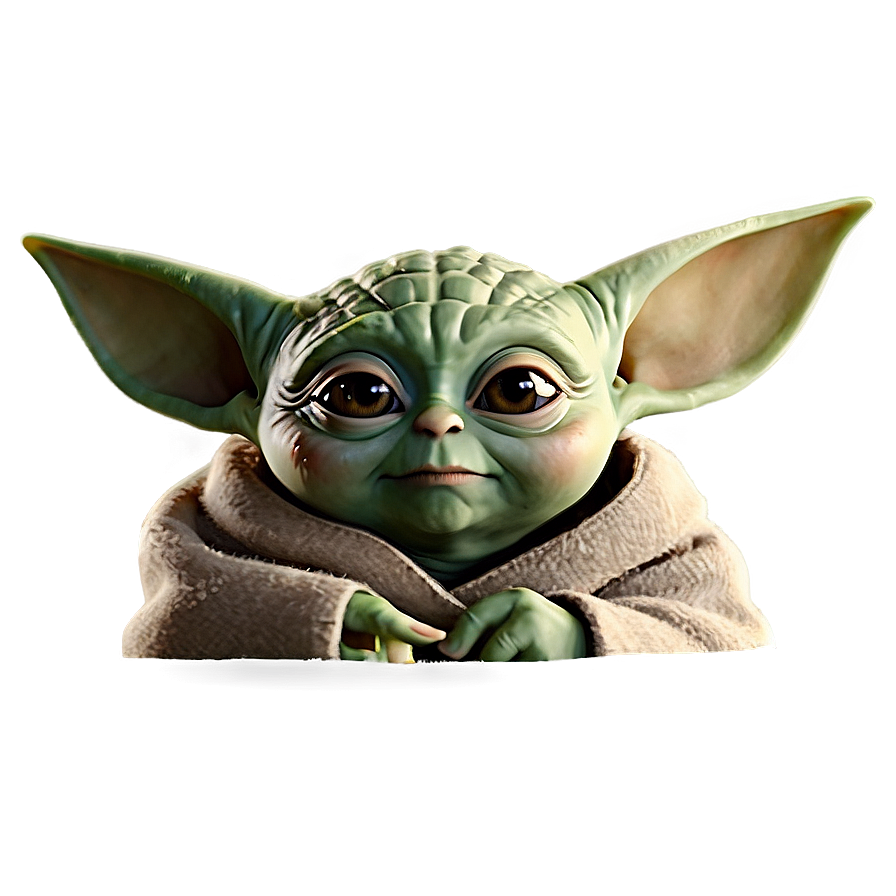 Baby Yoda Cartoon Smile Png 66 PNG Image