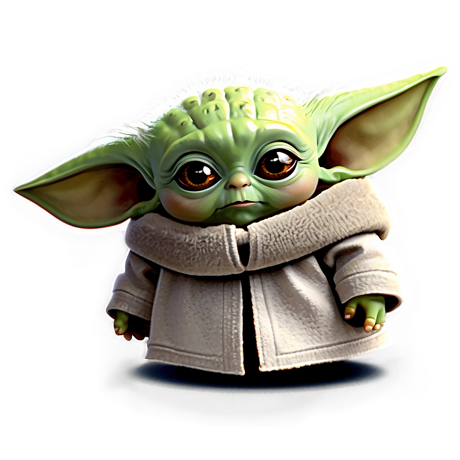 Baby Yoda Halloween Cartoon Png Wch4 PNG Image