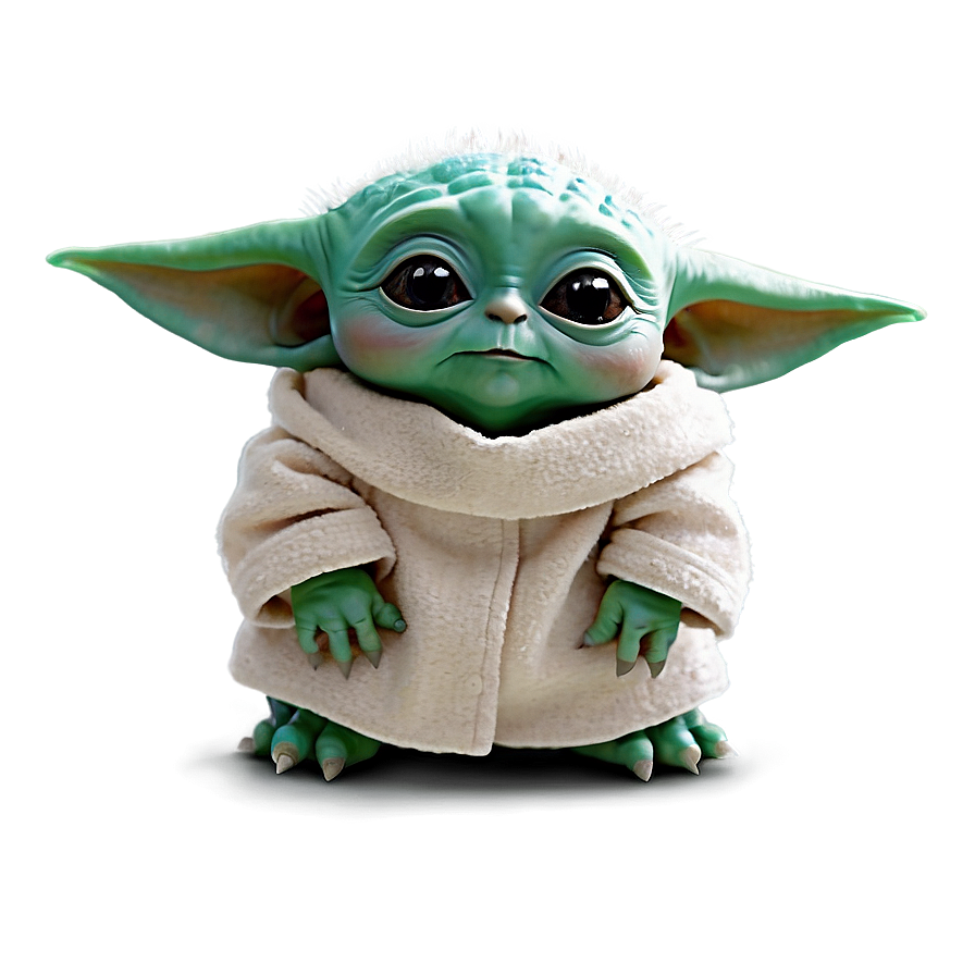 Baby Yoda Looking Up Png Tpi PNG Image